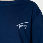 T-shirt Tommy Hilfiger Jeans REG SIGNATURE Blu - Foto 2