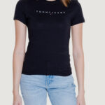 T-shirt Tommy Hilfiger Jeans TJW LINEAR TEE Nero - Foto 1