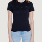 T-shirt Tommy Hilfiger Jeans TJW LINEAR TEE Nero - Foto 5