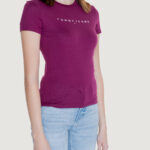 T-shirt Tommy Hilfiger Jeans TJW LINEAR TEE Vinaccia - Foto 4