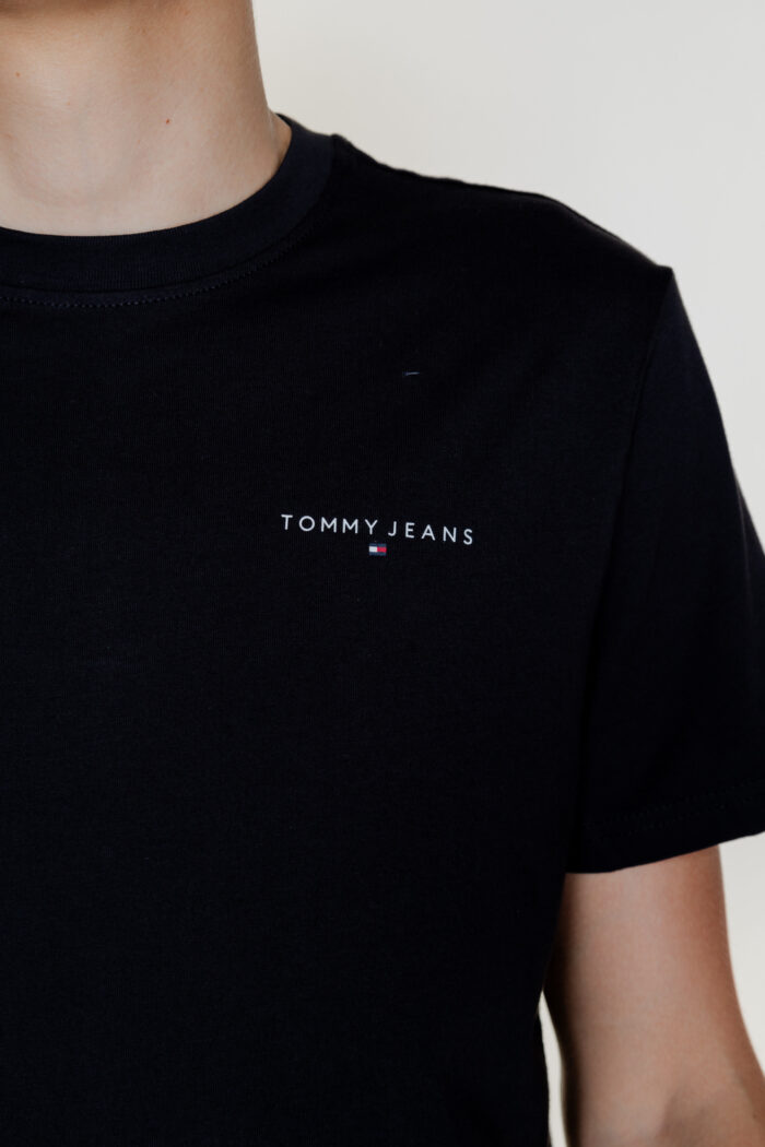 T-shirt Tommy Hilfiger TJM LINEAR Nero