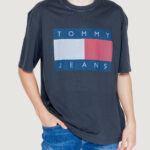 T-shirt Tommy Hilfiger Jeans TJM OVZ BIG FLAG TEE Nero - Foto 1