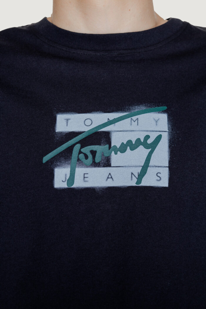 T-shirt Tommy Hilfiger TJM REG STREET SIG Nero