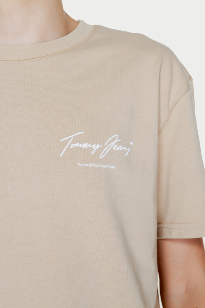 T-shirt Tommy Hilfiger TJM REG VINTAGE DNA Oro