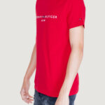 T-shirt Tommy Hilfiger TOMMY LOGO TEE Rosso - Foto 3