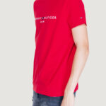 T-shirt Tommy Hilfiger TOMMY LOGO TEE Rosso - Foto 5