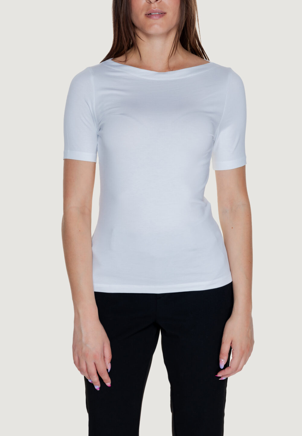 T-shirt Vero Moda NOOS - VMPANDA MODAL S/S TOP NOOS Bianco - Foto 1