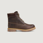 Anfibi TIMBERLAND 6 IN LACE WATERPROOF BOOT Marrone - Foto 1