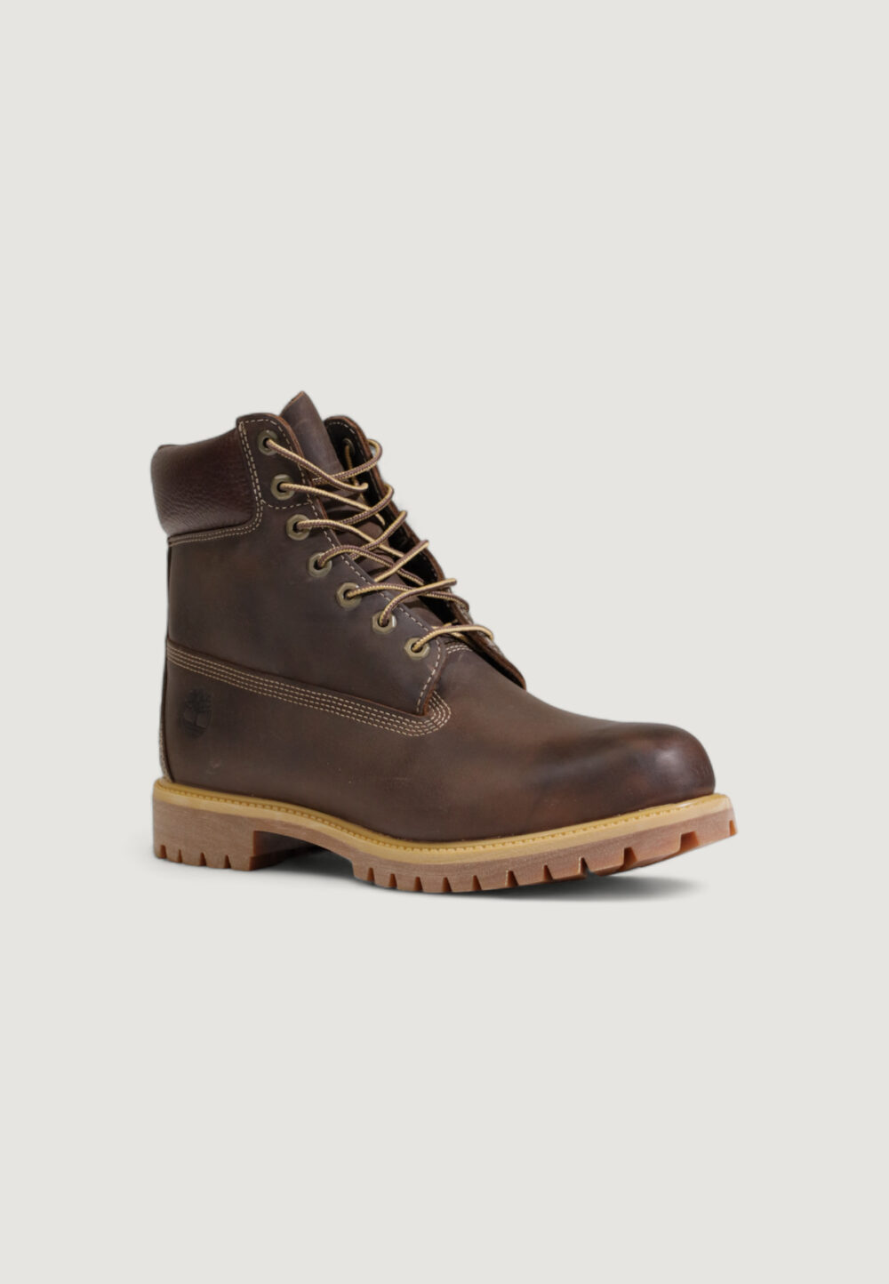 Anfibi TIMBERLAND 6 IN LACE WATERPROOF BOOT Marrone - Foto 2