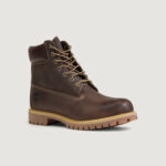 Anfibi TIMBERLAND 6 IN LACE WATERPROOF BOOT Marrone - Foto 2