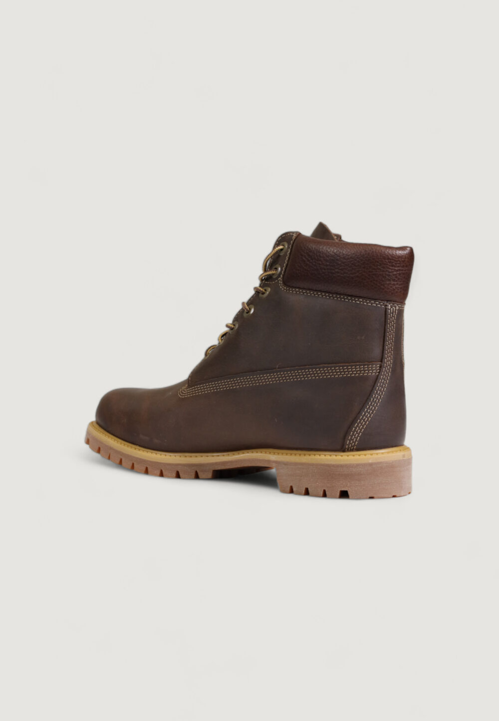 Anfibi TIMBERLAND 6 IN LACE WATERPROOF BOOT Marrone - Foto 3