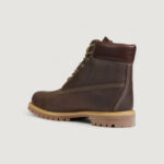 Anfibi TIMBERLAND 6 IN LACE WATERPROOF BOOT Marrone - Foto 3