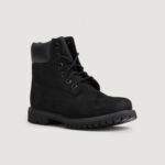 Anfibi TIMBERLAND 6 IN LACE WATERPROOF BOOT Nero - Foto 2