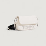 Borsa Tommy Hilfiger TJW BOLD ELONGATED FLAP CROSS. Beige chiaro - Foto 3