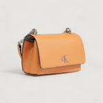 Borsa Calvin Klein MINIMAL MONOGRAM EW FLAP21 Arancione - Foto 3