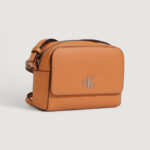 Borsa Calvin Klein Jeans MINIMAL MONOGRAM CAMERA BAG18 Arancione - Foto 5