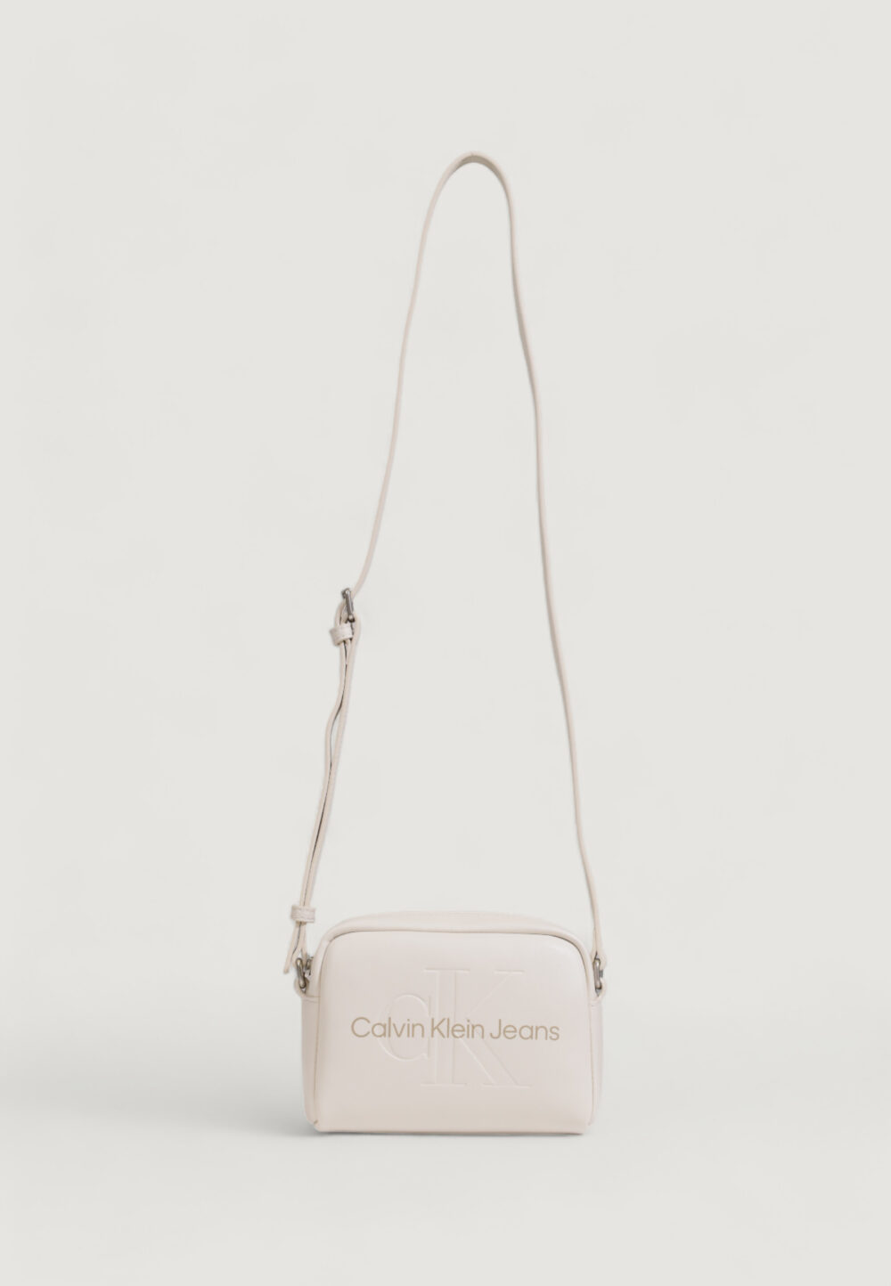 Borsa Calvin Klein Jeans SCULPTED CAMERA 18 MONO Beige - Foto 5