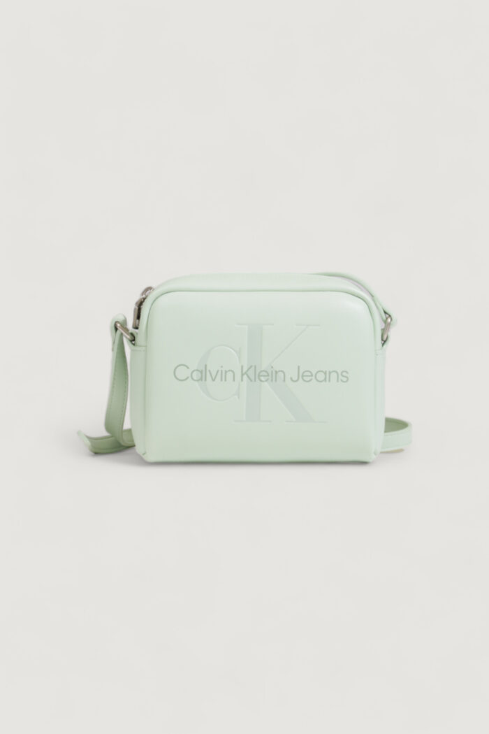 Borsa Calvin Klein SCULPTED CAMERA 18 MONO Tiffany