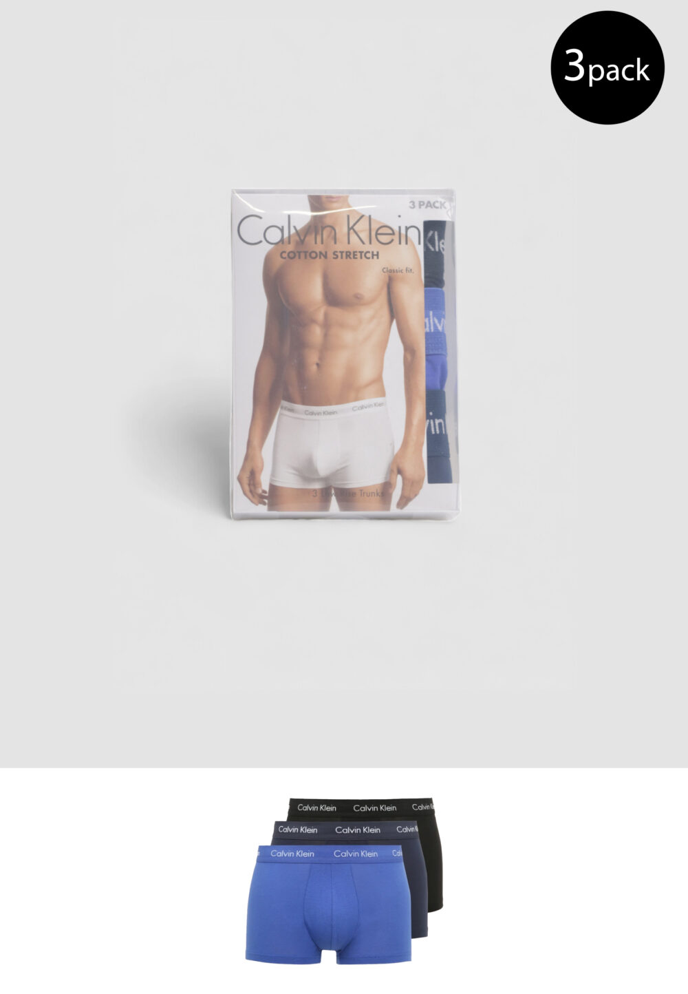 Boxer Calvin Klein Underwear PACCO DA 3 Azzurro - Foto 1