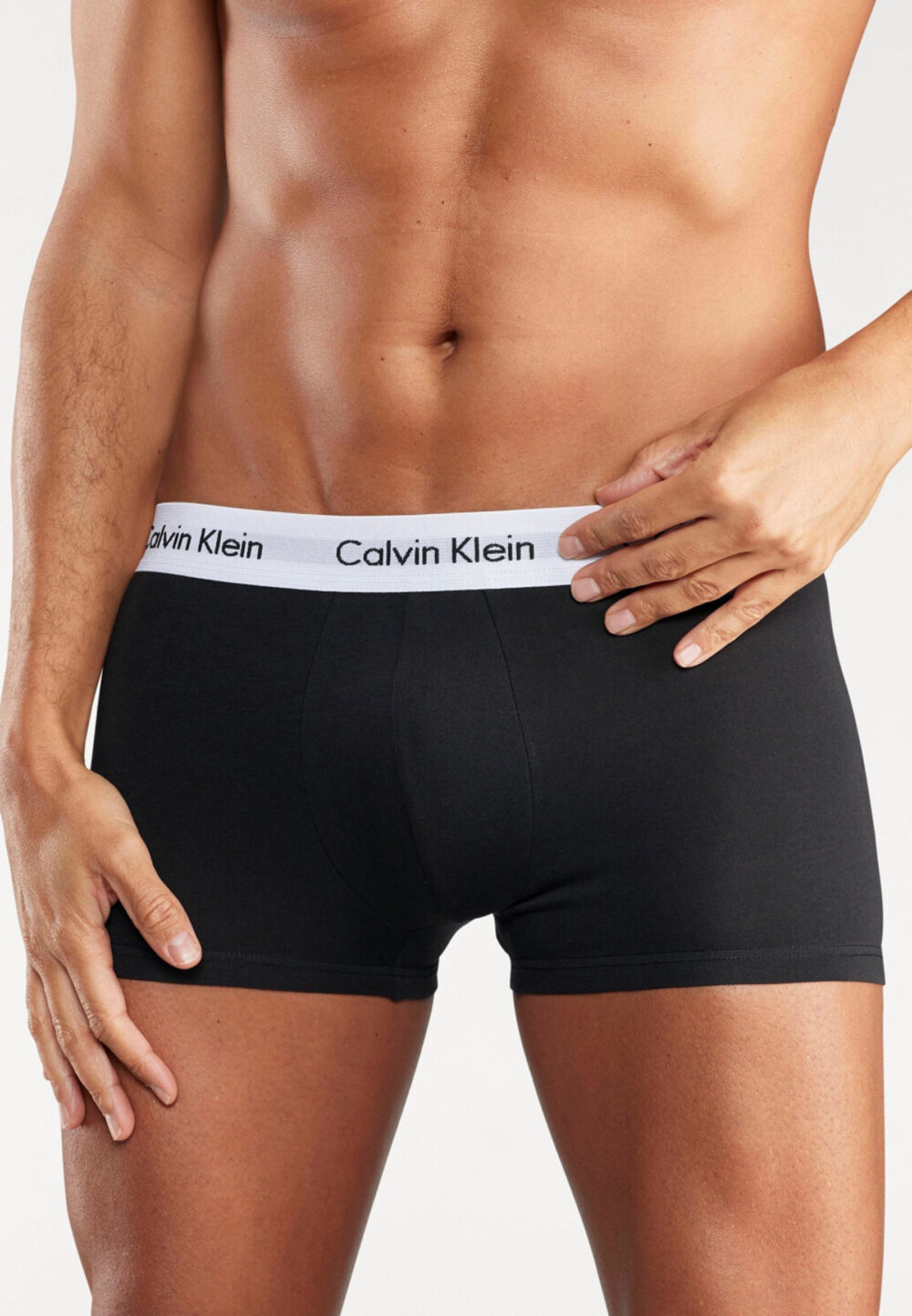 Boxer Calvin Klein Underwear 3 PACK TRUNKS Grigio - Foto 3