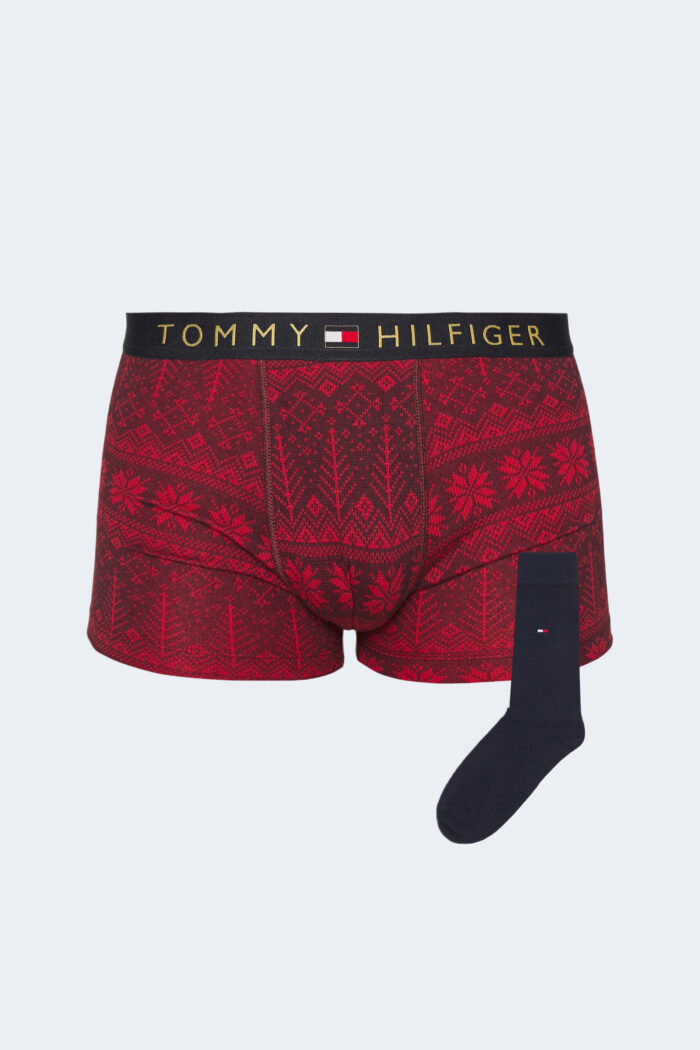 Boxer Tommy Hilfiger TRUNK & SOCK SET Bordeaux