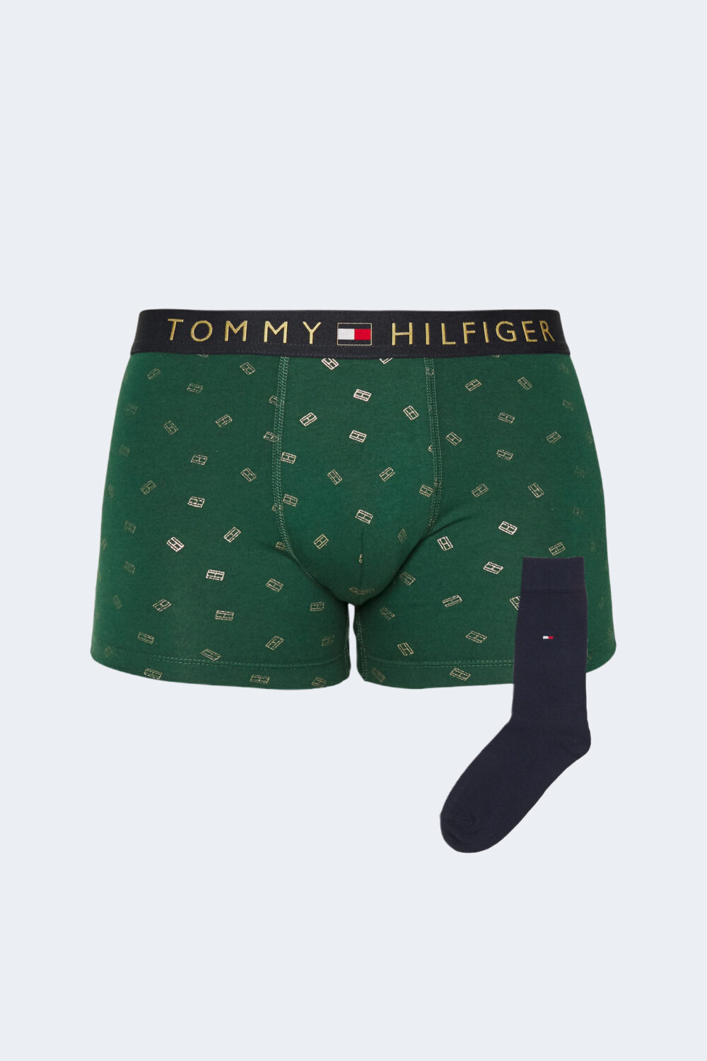 Boxer Tommy Hilfiger TRUNK & SOCK SET Verde - Foto 2