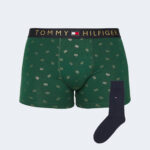 Boxer Tommy Hilfiger TRUNK & SOCK SET Verde - Foto 2