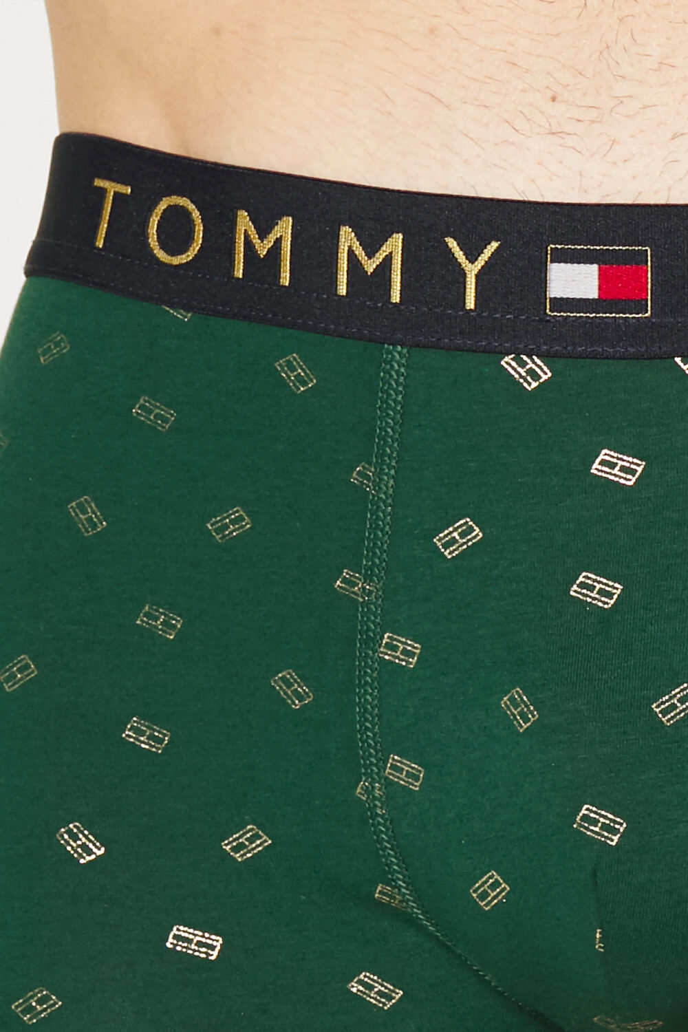 Boxer Tommy Hilfiger TRUNK & SOCK SET Verde - Foto 4