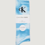 Calzini Lunghi Calvin Klein CKJ MEN SOCK 1P COLORFLOW Celeste - Foto 1