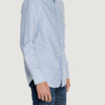 Camicia manica lunga Tommy Hilfiger HERITAGE OXFORD Blu - Foto 4