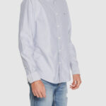 Camicia manica lunga Tommy Hilfiger SOLID HERITAGE OXFORD Blu - Foto 4