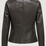 Giacchetto Only Onlbandit Faux Leather Biker Noos Marrone - Foto 5