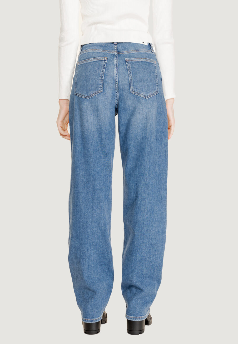 Jeans larghi Calvin Klein HIGH RISE LOOSE Denim - Foto 2