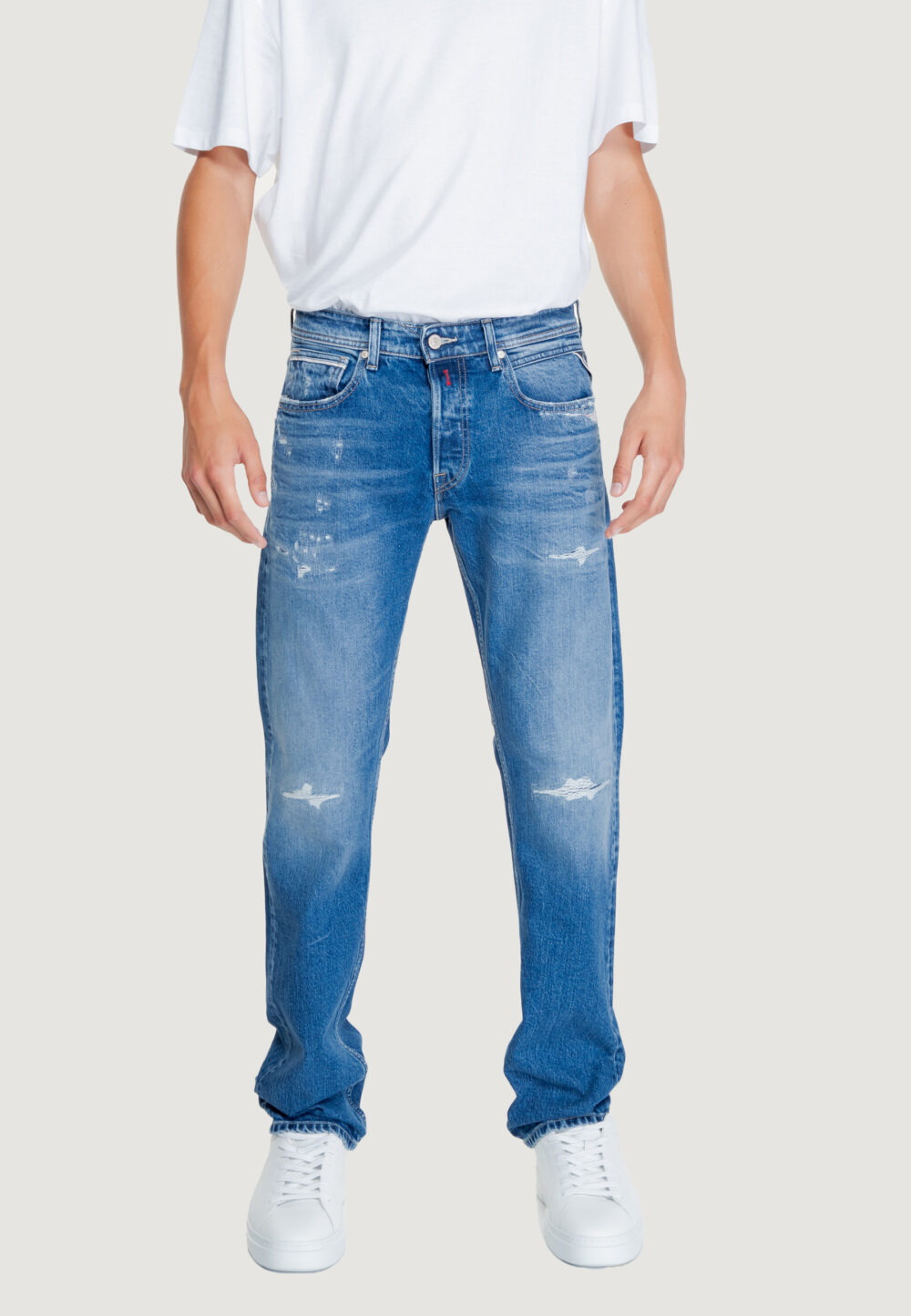 Jeans Replay 12 OZ Blu - Foto 1