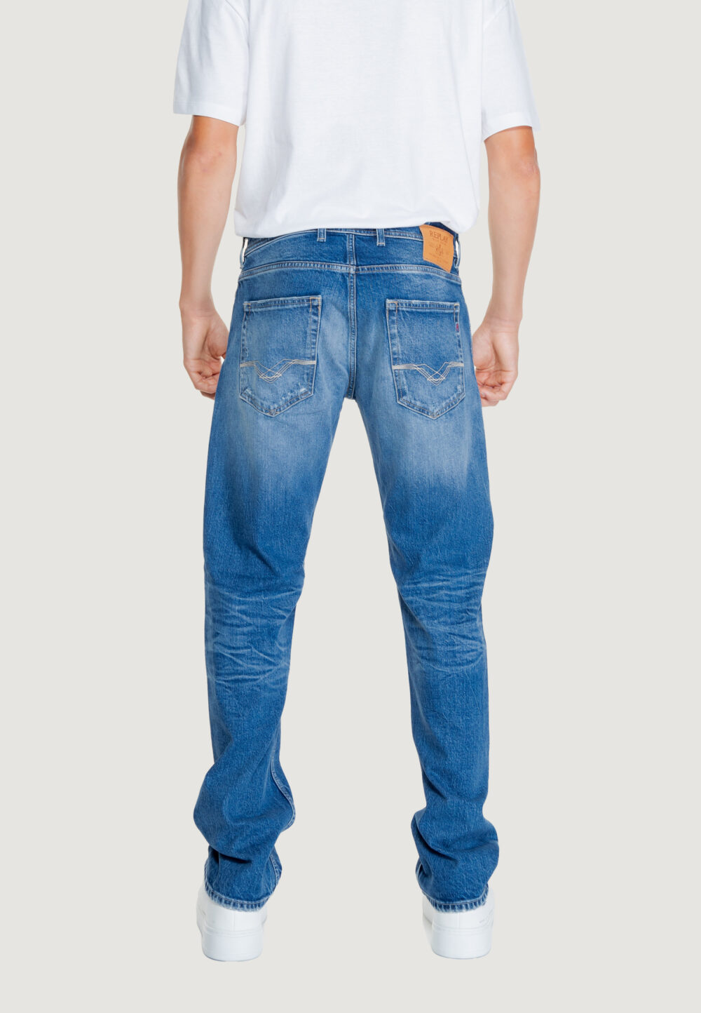 Jeans Replay 12 OZ Blu - Foto 2