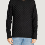 Maglia Calvin Klein BASKET WEAVE COTTON Nero - Foto 1