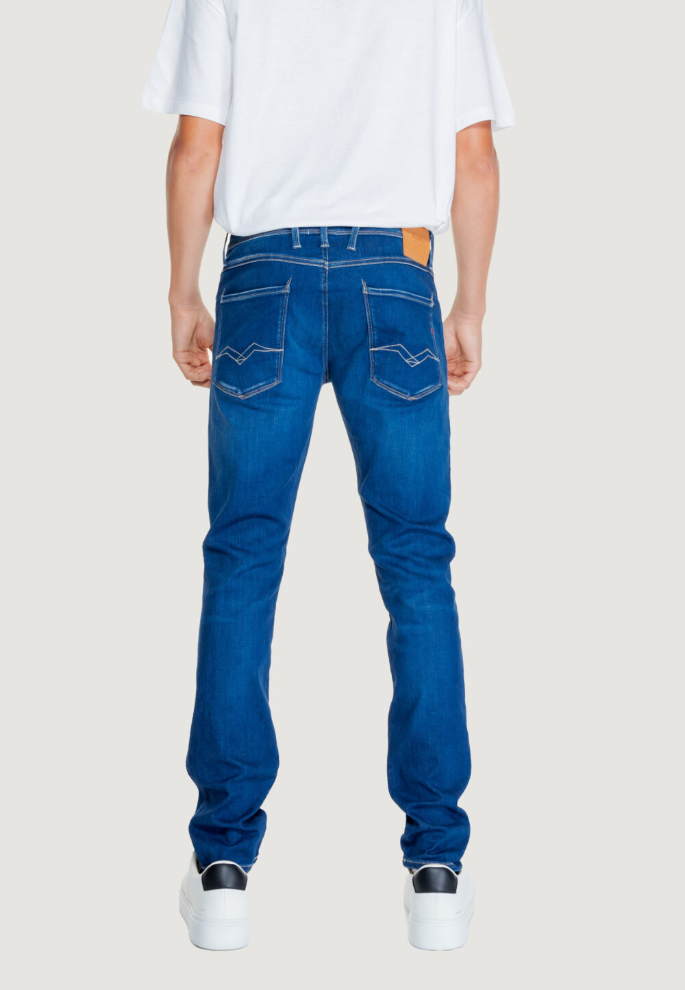 Pantaloni Replay 11.5 OZ HYPERFLEX Denim scuro - Foto 2