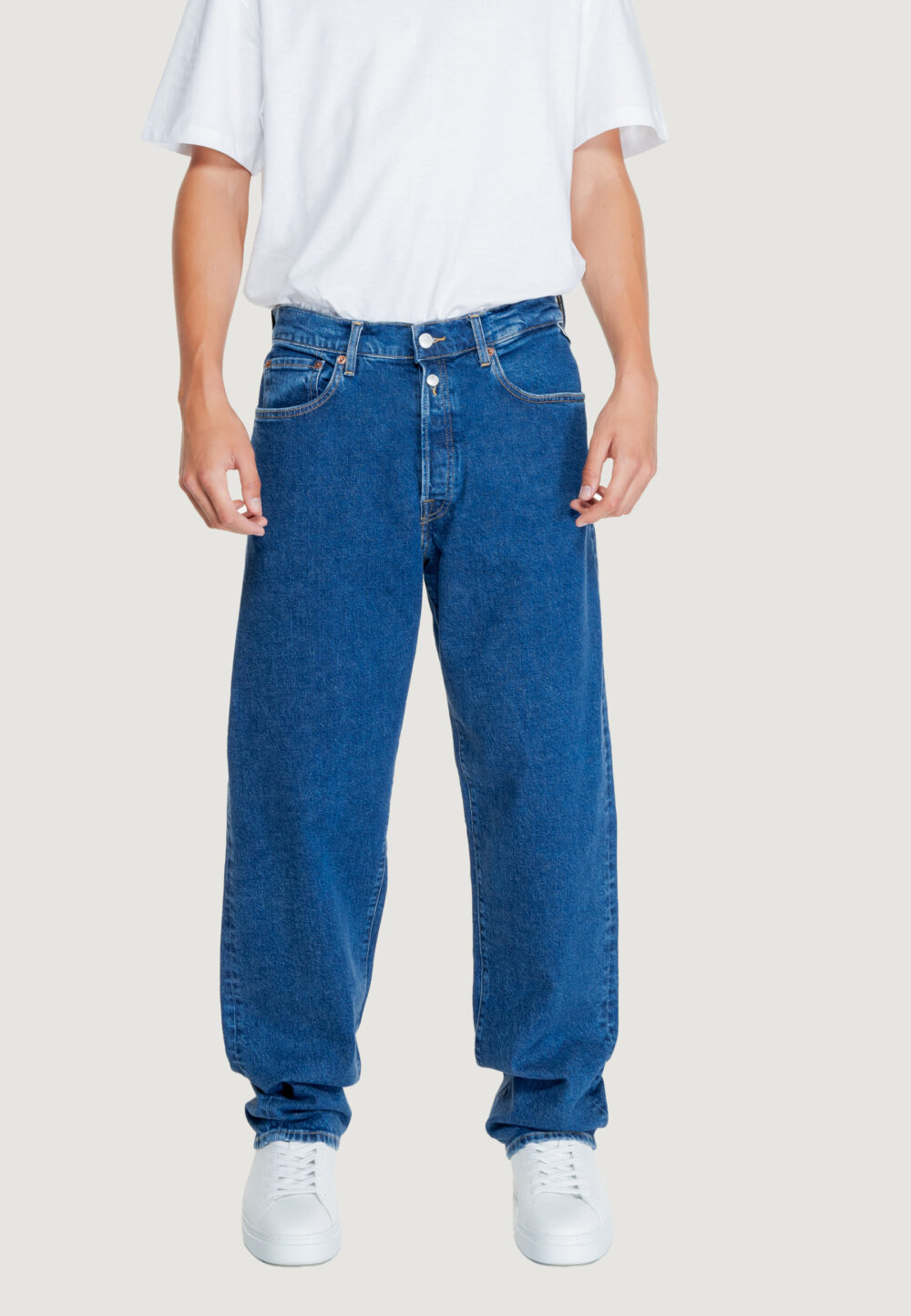 Pantaloni Replay 13 OZ Denim scuro - Foto 1