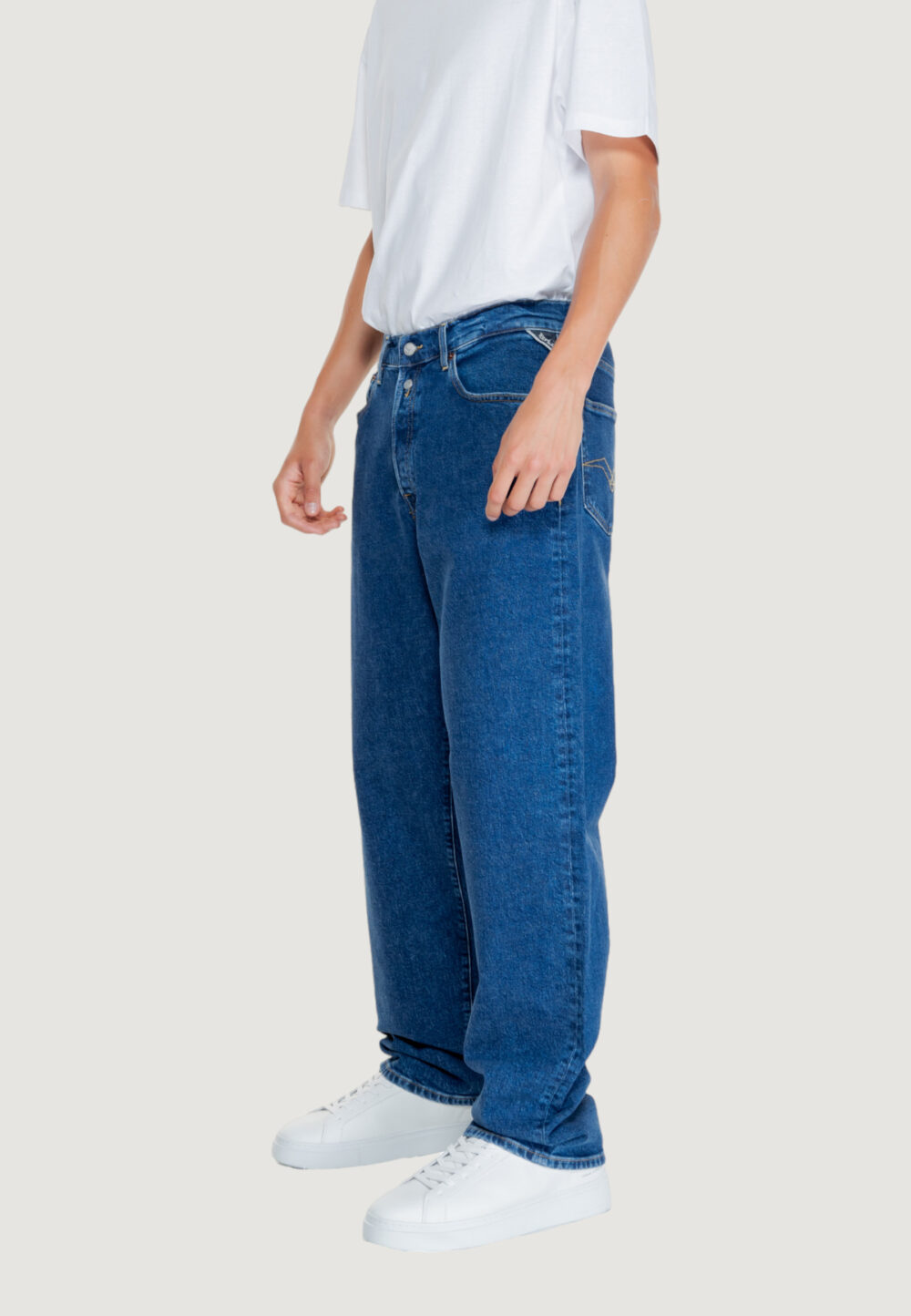 Pantaloni Replay 13 OZ Denim scuro - Foto 3