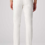 Pantaloni slim Jeckerson JOHN 5 TASCHE TOPPA Bianco - Foto 2