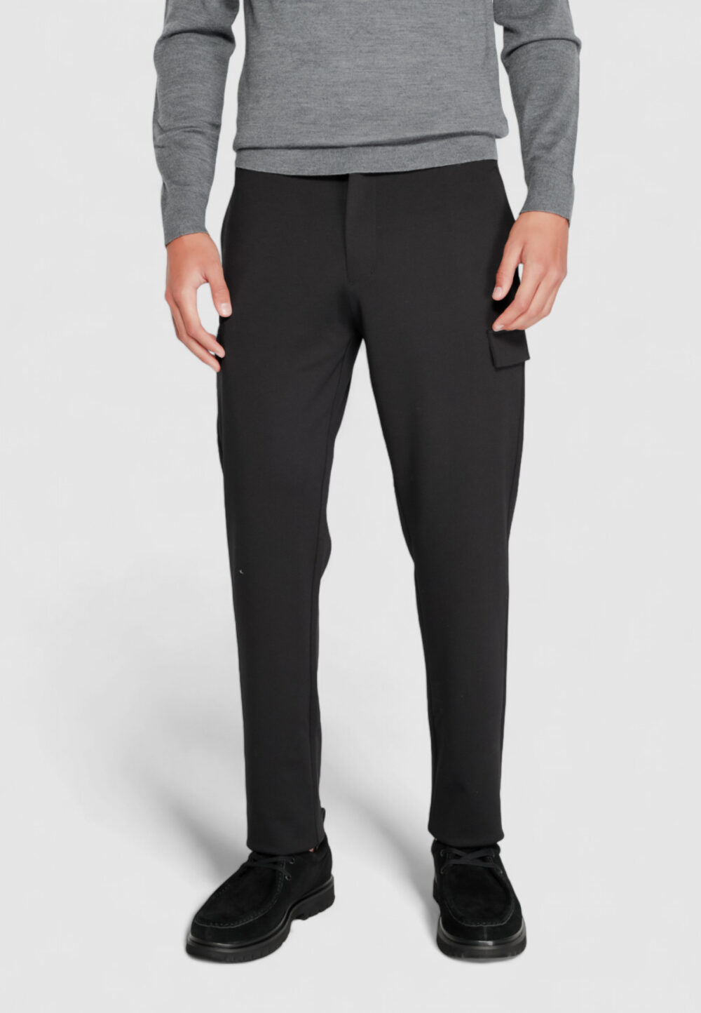 Pantaloni sportivi Calvin Klein COMFORT KNIT TAPERED Nero - Foto 1
