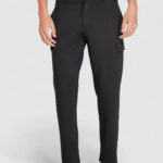 Pantaloni sportivi Calvin Klein COMFORT KNIT TAPERED Nero - Foto 3