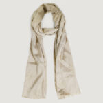 Pashmina Calvin Klein AOP GRAPHIC 70X180 Beige - Foto 1