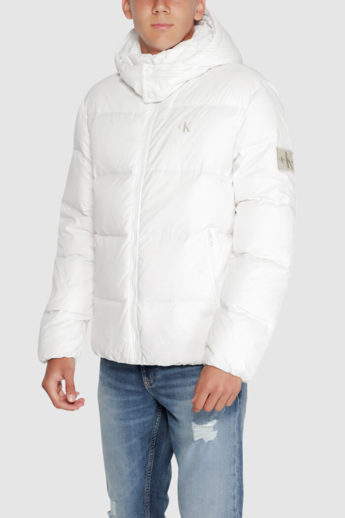 Piumino Calvin Klein ESSENTIALS DOWN Bianco