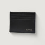 Portacarte Calvin Klein CK SMOOTH 6CC Nero - Foto 3