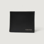 Portafoglio con portamonete Calvin Klein CK SMOOTH BIFOLD 5CC W/COIN Nero - Foto 1