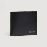 Portafoglio con portamonete Calvin Klein CK SMOOTH BIFOLD 5CC W/COIN Nero - Foto 3