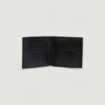 Portafoglio con portamonete Calvin Klein CK SMOOTH BIFOLD 5CC W/COIN Nero - Foto 4