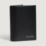 Portafoglio con portamonete Calvin Klein CK SMOOTH BIFOLD 6CC W/COIN Nero - Foto 3