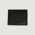 Portafoglio con portamonete Calvin Klein CK SMOOTH TRIFOLD 10CC W/COIN Nero - Foto 1